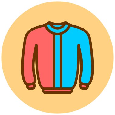 Süveter. Web simgesi basit illüstrasyon