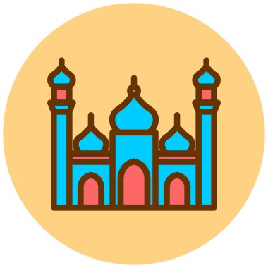 Cami. Web simgesi basit tasarım