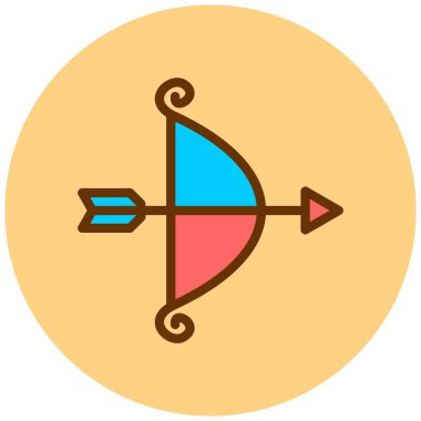 Hedef. Web simgesi basit illüstrasyon