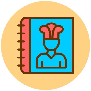 Kitap. Web simgesi basit illüstrasyon