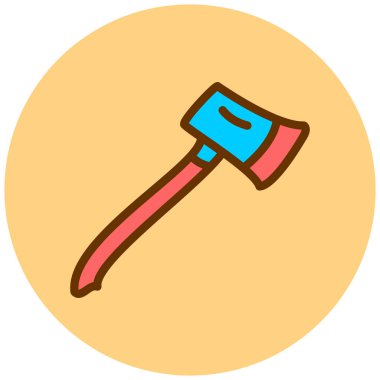 Tek bir simgenin vektör illüstrasyonu