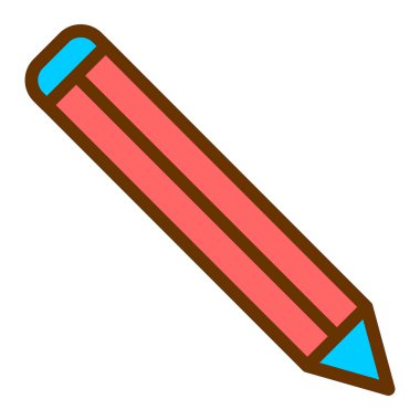 Kalem. Web simgesi basit illüstrasyon