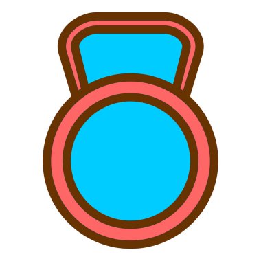 fitness ve sağlık hizmeti ikonu vektör illüstrasyonu