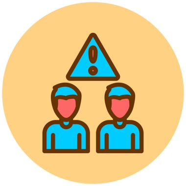 İnsanlar. Web simgesi basit illüstrasyon