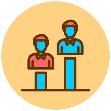 İş ekibi. Web simgesi