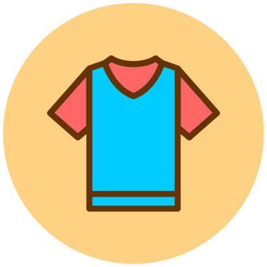 Tişört. Web simgesi basit illüstrasyon