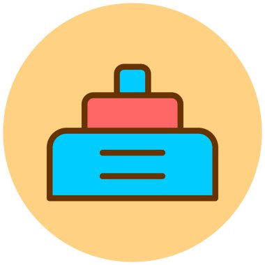 İş. Web simgesi basit illüstrasyon