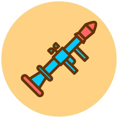 Kılıç. Web simgesi basit illüstrasyon