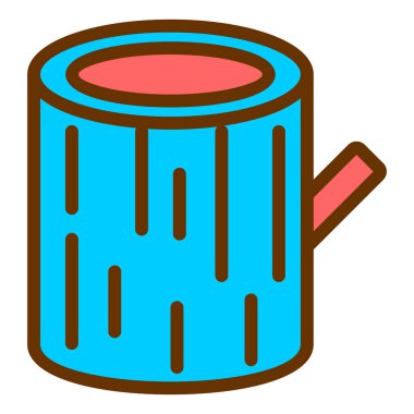 Kova. Web simgesi basit illüstrasyon