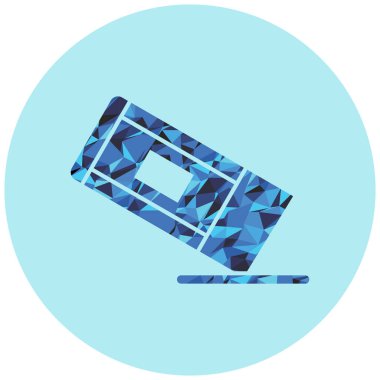 silgi ağ simgesi vektör illüstrasyonu 