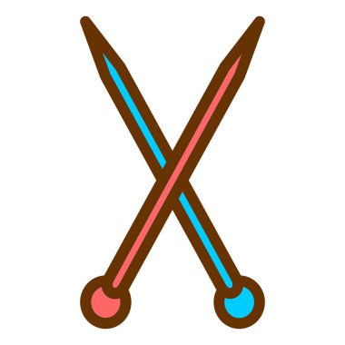 Bir çapraz simgenin vektör illüstrasyonu