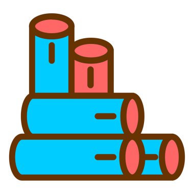 Bir okul simgesinin vektör illüstrasyonu