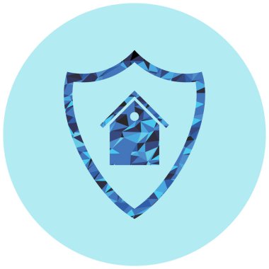 ev koruma simgesi. vektör çizim