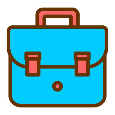 Çanta. Web simgesi basit tasarım