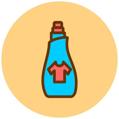 Çamaşır. Web simgesi basit illüstrasyon