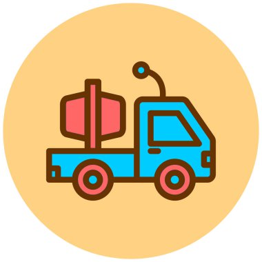 kamyon web simge vektör çizim 