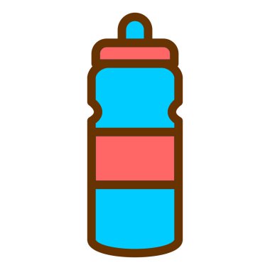 Şişe. Web simgesi basit illüstrasyon