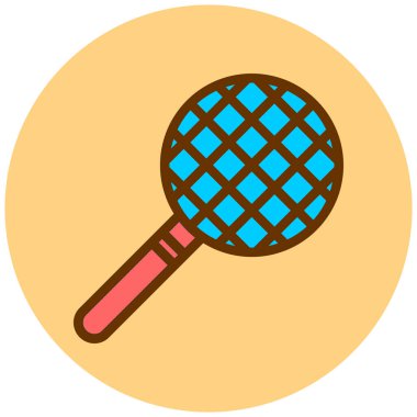 Tenis raketinin vektör illüstrasyonu