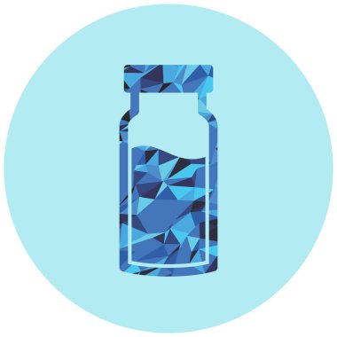 şişe simgesi vektör illüstrasyonu