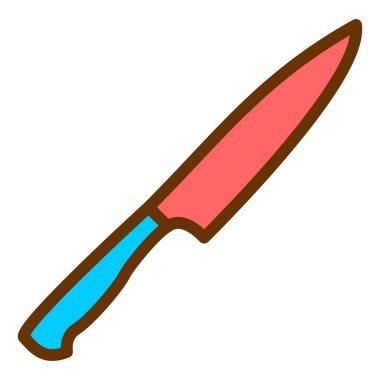 Bıçak. Web simgesi basit illüstrasyon