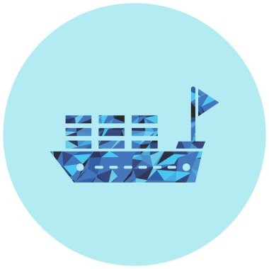 Web simge vektör çizim gemi 