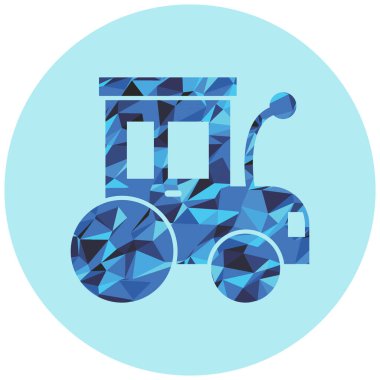 Modern bir grafik simgesinin vektör illüstrasyonu