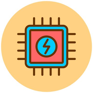 Devre kartı. Basit resimleme