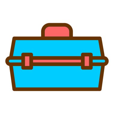 Çanta. Web simgesi basit tasarım