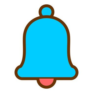 Zil. Web simgesi basit illüstrasyon