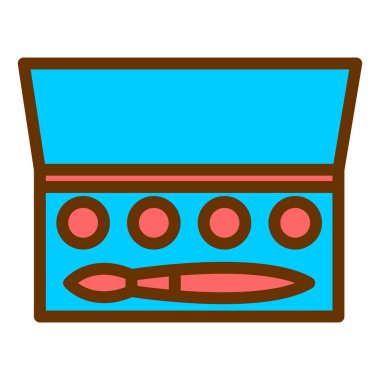 Makyaj fırçası. Basit tasarım