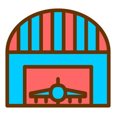 Modern yapı simgesinin vektör illüstrasyonu