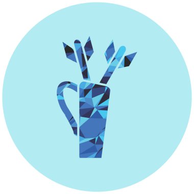 Titrek simge, vektör illüstrasyonu basit tasarım