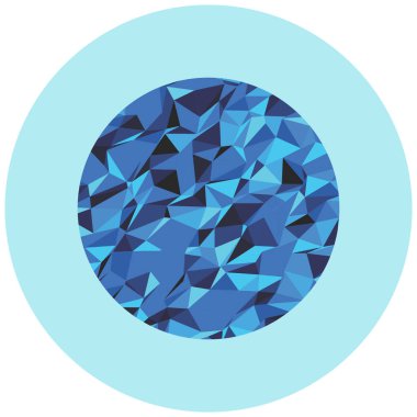 Bir elmasın vektör illüstrasyonu