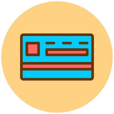 Kredi kartıyla. Web simgesi