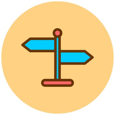 Yön oku. Basit tasarım