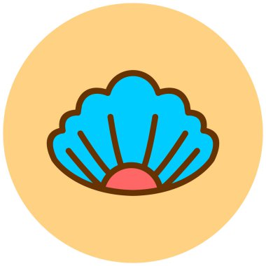 Deniz kabuğu. Basit tasarım