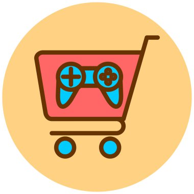 Alışveriş arabası. Basit tasarım