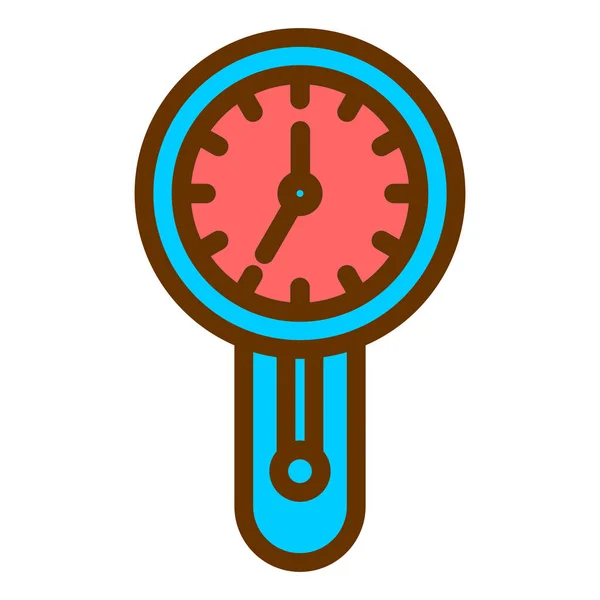 Ist Uhr Web Symbol Einfache Illustration — Stockvektor