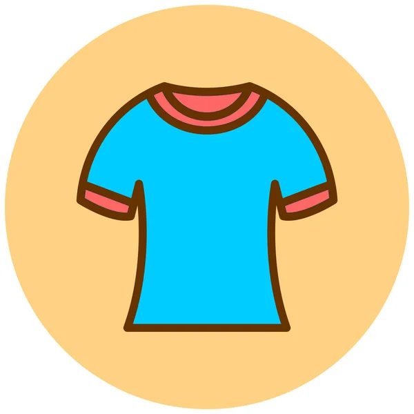 Camiseta Ropa Camiseta Chaqueta Blusa Pantalones Cortos Ropa Ilustración Vectores — Archivo Imágenes Vectoriales