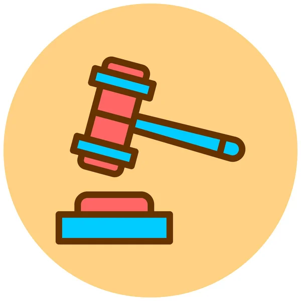 Law Justice Vector Illustration — Stock Vector