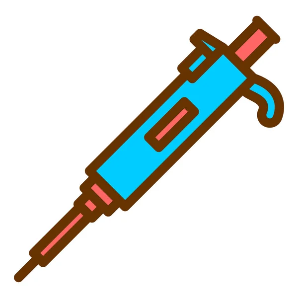 Medical Health Care Icon Simple Illustration Syringe Vector Icons Web — Archivo Imágenes Vectoriales