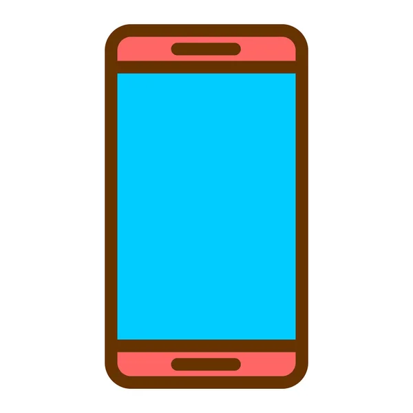 Smartphone Ikona Ilustracja Technologia Urządzenie Wektor — Wektor stockowy