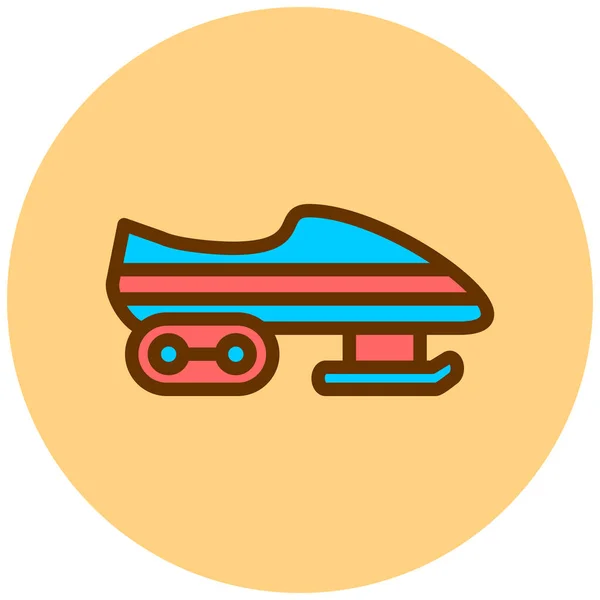 Skateboard Web Icon Simple Illustration — Stock Vector