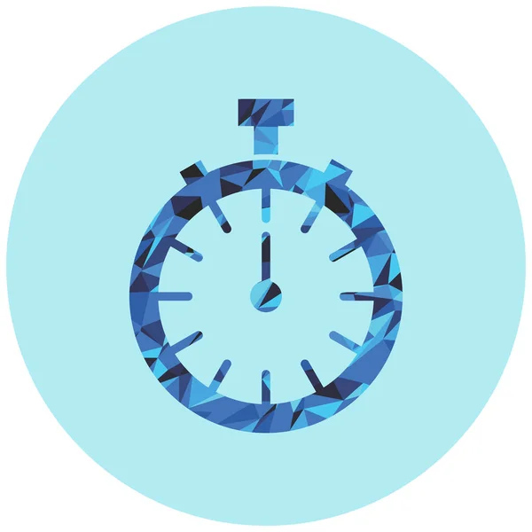 Reloj Icono Web Ilustración Simple — Vector de stock