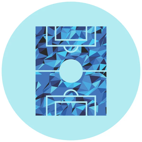 Vektor Illustration Eines Blau Weißen Quadratischen Rahmens Mit Schönem Muster — Stockvektor