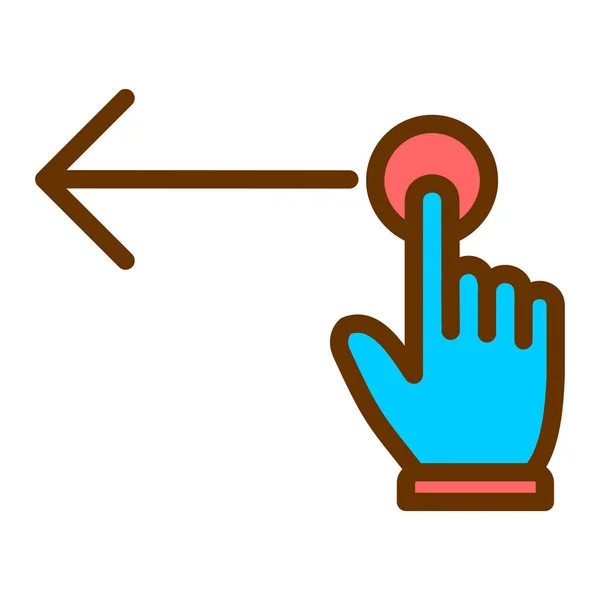 Touch Screen Flat Icon Your Site Mobile — ストックベクタ