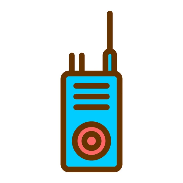 Radio Icoon Vector Illustratie — Stockvector