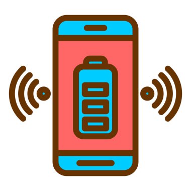 cep telefonu ikonu vektör illüstrasyonu