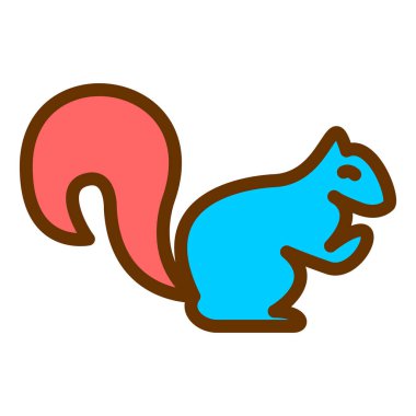 Şirin kedi simgesinin vektör çizimi