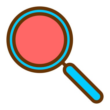 Arama simgesi vektör illüstrasyonu